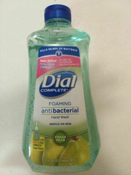 Dial Complete Foaming Antibacterial Hand Soup Fresh Pear 32oz For
