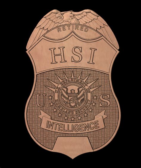 Sweet Mesquite Creations — 3d Stl File Cnc Model Police Badge Texas