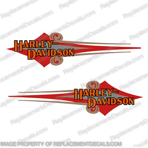 Sale Harley Davidson Tank Decals By Year In Stock