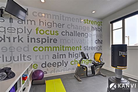 Home Gym Wall Decor Ideas Belajara Santai