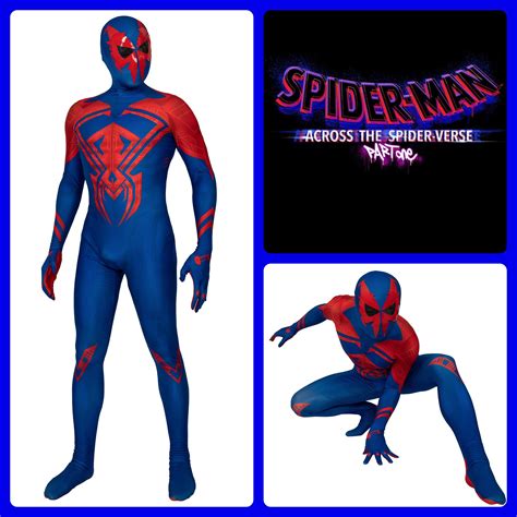 2099 Spider Man Across The Spiderverse Suit Costume Game Etsy