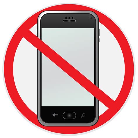 No Cell Phone Sign Illustration ~ Graphics ~ Creative