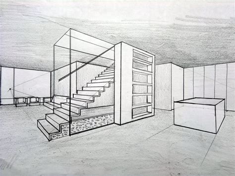 Escalera Moderna Bocetos Arquitectura Dibujo De Arquitectura Diseño
