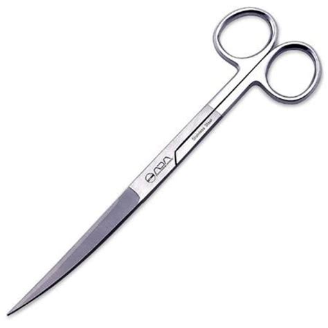 ADA Pro Scissors Short Curve Type Silver Aquascape Tools Alles