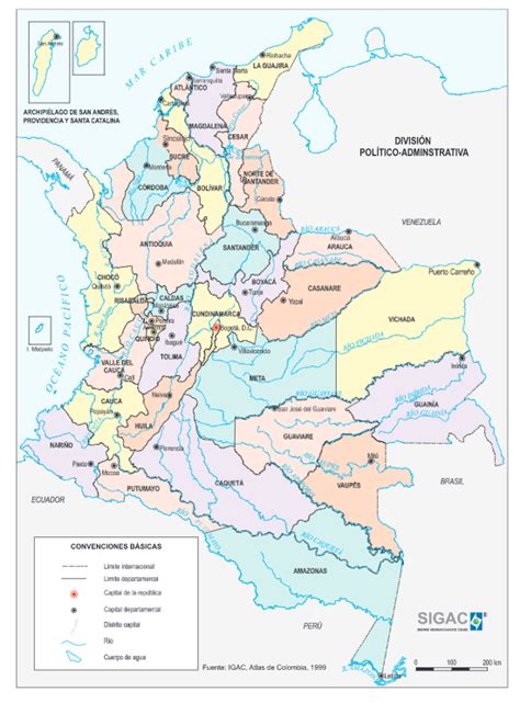 Historia Del Mapa De Colombia Geografía Infinita