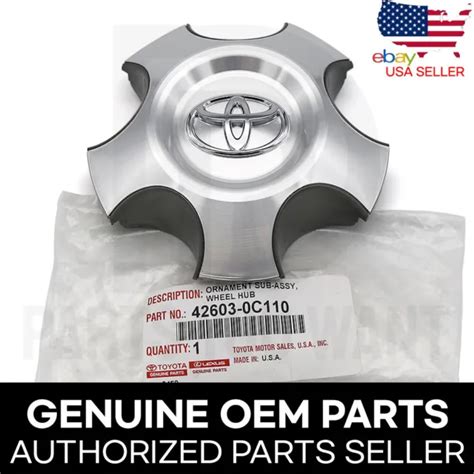 Genuine Toyota 08 17 Sequoia Tundra Oem Wheel Center Cap Hub Cover