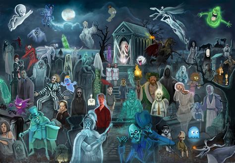 Artist Jordan Monsell Hides 60 Ghosts In This Art Piece Can You Name