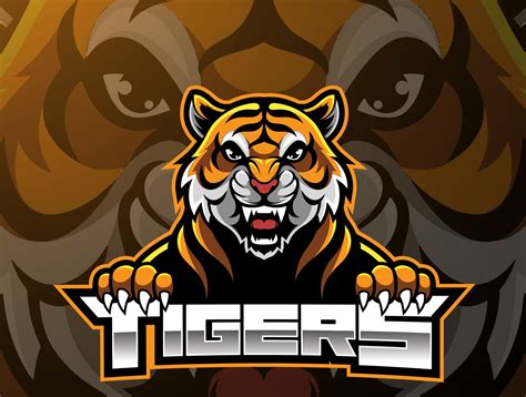 Tiger Face Mascot Logo Design By Visink On Dribbble