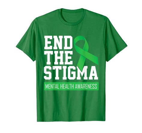 Trending Fight The Stigma Green Ribbon Mental Health T Shirt Teesdesign