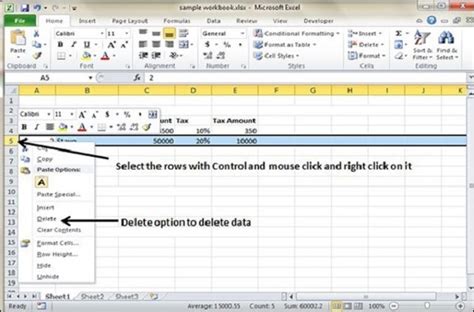 Excel Delete Data In Excel Tutorial Desk
