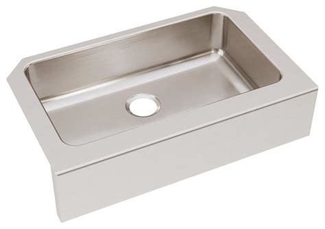 The best stainless steel farmhouse sink should be aesthetic, useful and highly durable. Elkay Lustertone Stainless Steel Single Bowl Farmhouse ...