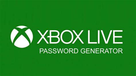 Xbox Live Password Generator Random Name Generators