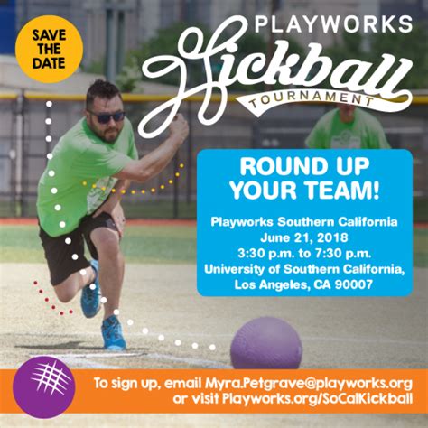 Corporate Kickball Tournament Central City Association Of Los Angeles