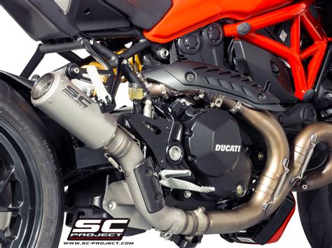 CR T Exhaust By SC Project Ducati Monster 1200R 2017 D18 T38T