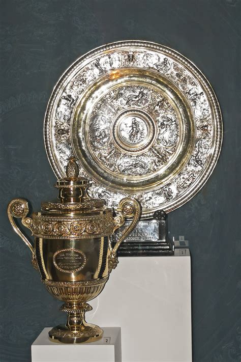 Nach seinen angaben fehlen noch eine reihe wichtiger trophäen von vergangenen siegen des ehemaligen tennisstars, darunter eine von seinem. File:Wimbledon trophies.jpg - Wikimedia Commons