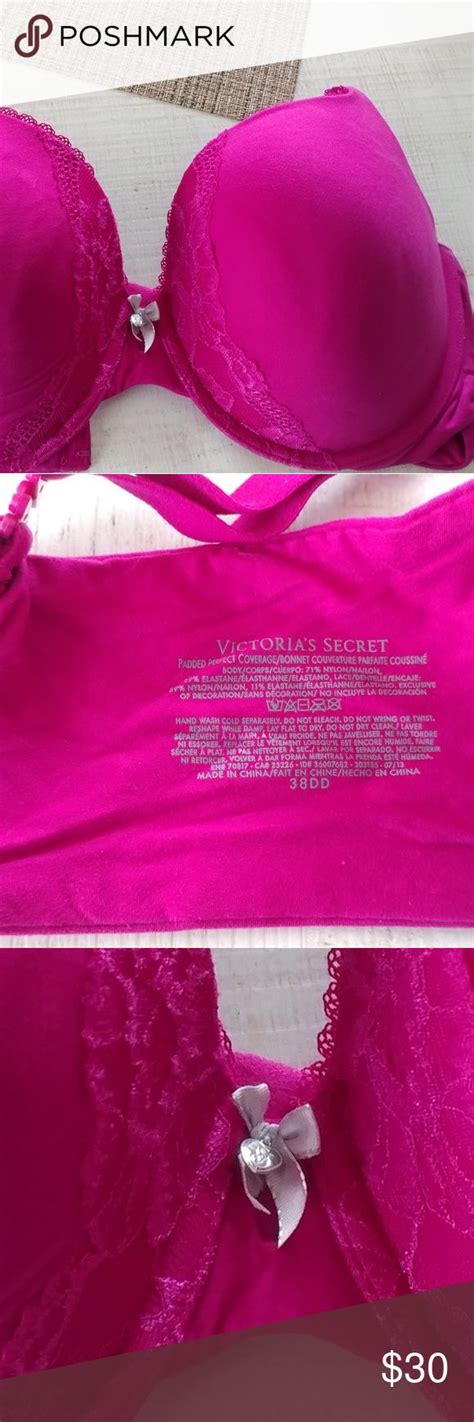 victoria s secret padded perfect coverage bra coverage bras hot pink bra bra