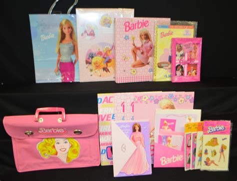 Sold Price Barbie School Supplies Valentines And Stickers Invalid