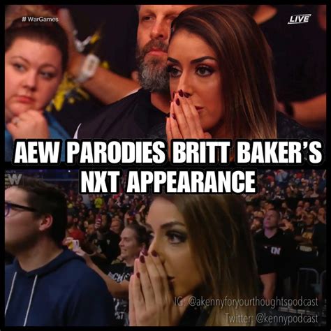 Britt Baker Wrestling Memes Bakers Parody Quick