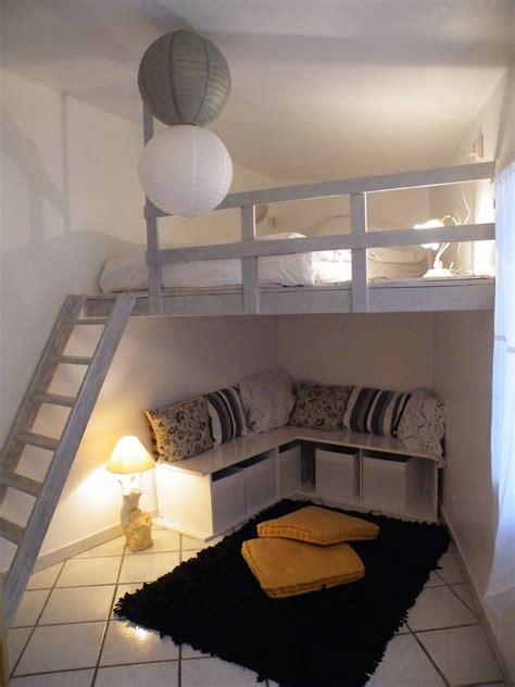 Loft Bed With Living Space Underneath Loft Room Small Bedroom