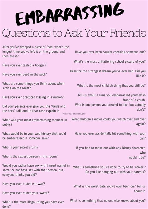 Embarrassing Questions Funny Truth Or Dare Good Truth Or Dares Truth Or Dare Games