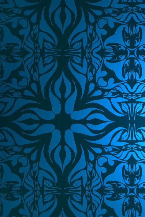 Vintage Blue Pattern Iphone 4s Wallpapers Free Download