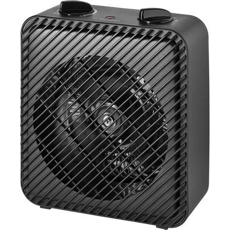 Pelonis Electric Fan Heater With Fans 110120v Indoor Black Hf