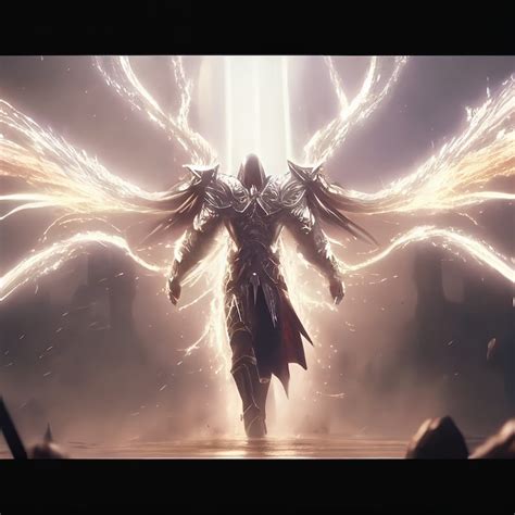 Diablo 4 Archangel Inarius A Stunningly Detailed Poster Of Etsy