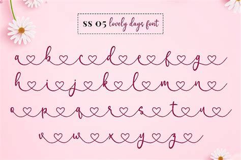 35 Best Heart Fonts Cute Fonts For Cricut And More