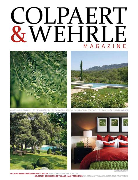 calaméo magazine colpaert and wehrle 2011 immobilier alpilles provence