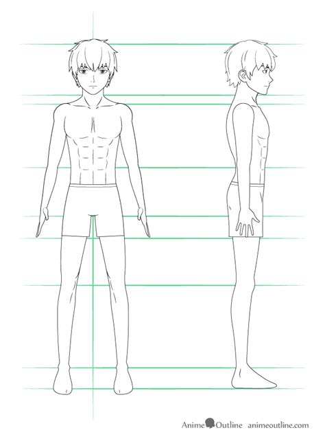 How To Draw Anime Boy Whole Body Here Is The Most Basic Easy And