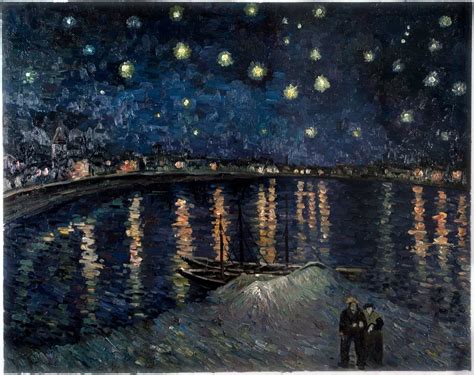 Starry Night Over The Rhone Oil Painting Reproduction Van Gogh Studio