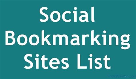 301 high da social bookmarking sites list 2019 2020 for seo seo seotips seolist bookmarking