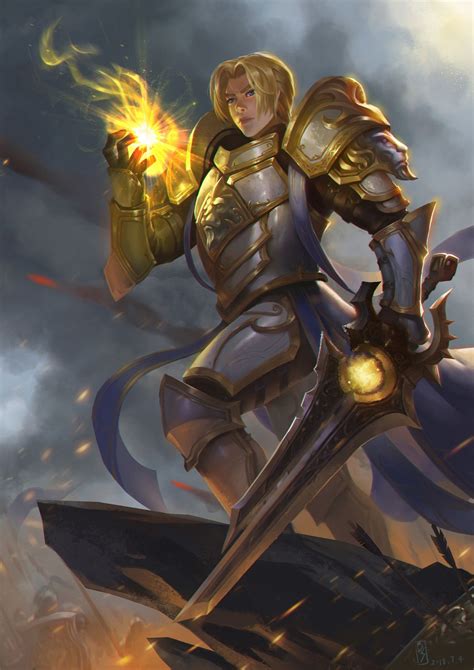 Anduin wrynn desktop wallpapers, hd backgrounds. King Anduin Wrynn | Warcraft characters, World of warcraft, Warcraft art