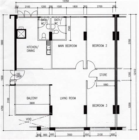 Pin On Singapore Hdb Floor Plans