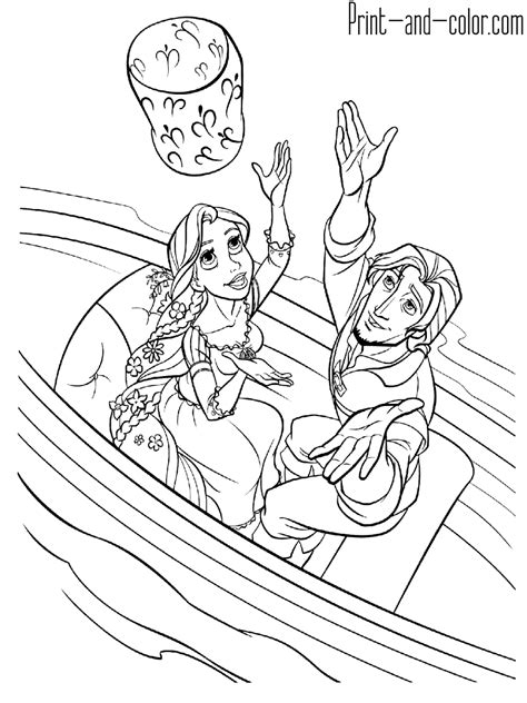 Rapunzel Coloring Pages To Print Coloring Pages