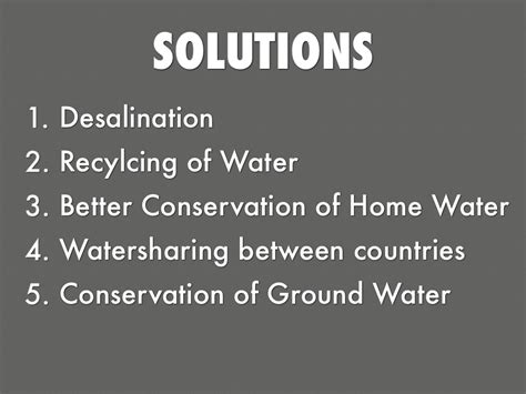 Solutions To Water Scarcity By Cyrus Taylor