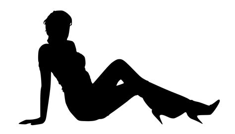 Silhouette Woman Sitting at GetDrawings | Free download