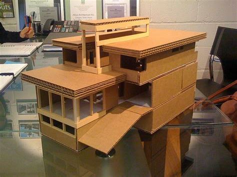Design Drawings Of An Architect Architecture Ideas Cardboard Model