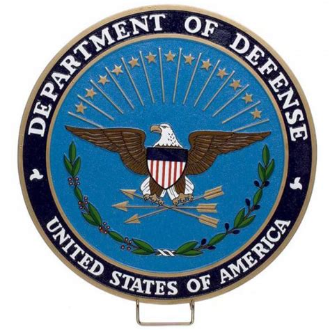Department Of Defense Plaque