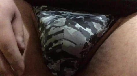 Playing With My Bulge In A Tight Man Thong Gay Porn 80
