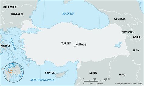 Kultepe Turkey Kanesh Map And History Britannica