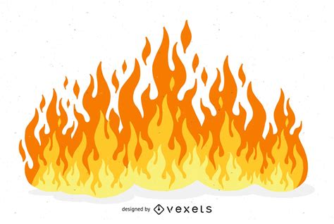Beautiful Flame Illustration Vector Vector Download