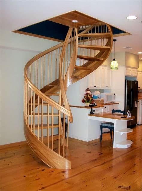 40 Breathtaking Spiral Staircases To Dream About Having In Your Home