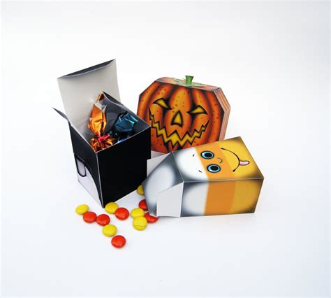 Halloween Printable Candy Boxes Set Of 6 Candy Etsy