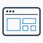 Icon Template Website Layout Application Web Icons