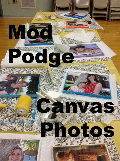 3595 Mothers Day Mod Podge Canvas Photos