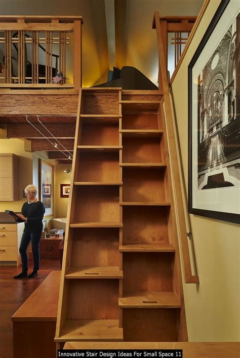 Innovative Stair Design Ideas For Small Space Tiny House Stairs