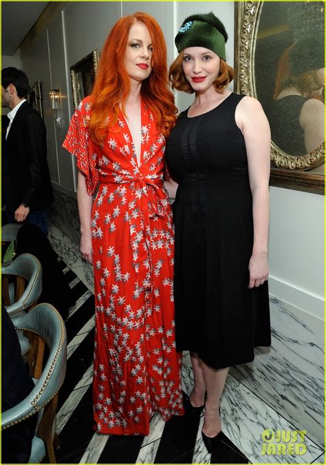 Christina Hendricks And Kevin Zegers Uno De 50 Dinner Party Photo