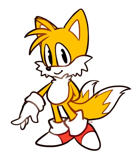 Classic Tails By Pukopop On Deviantart Fox Drawing Easy Sonic Easy
