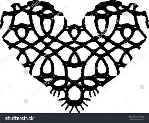 Lace Heart Black Lace Heart Vector Vector Lace Lace Tattoo